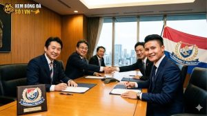 Xuất khẩu cầu thủ: Tiền vệ số 1 Việt Nam chính thức ký hợp đồng với CLB tại Nhật Bản